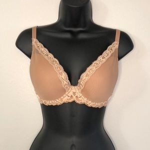 Natori Dark Nude Underwire Feather Bra